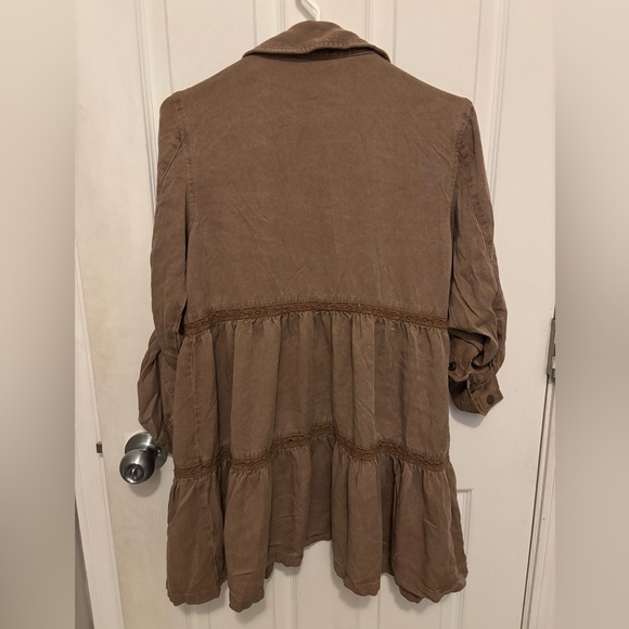 Knox Rose Womens Open Front Tan Cardigan Size XS - Picture 2 of 11